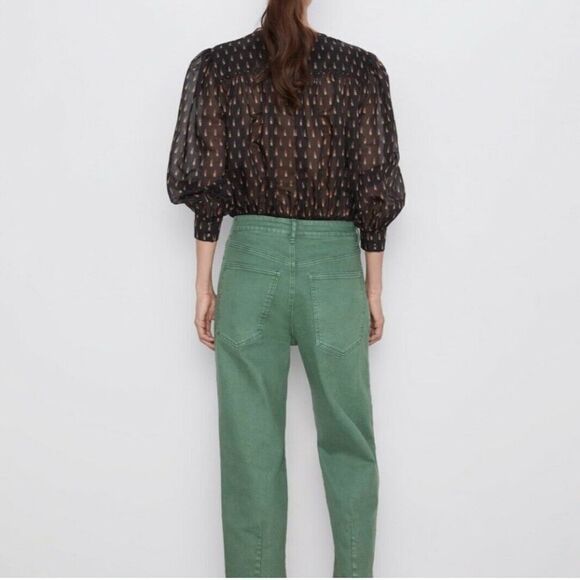 Zara Black Sheer Bodysuit - Picture 3 of 8